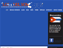 Tablet Screenshot of los-4-del-son.com